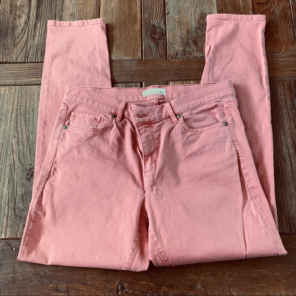 Loft Pink Modern Skinny Jean 29/8
